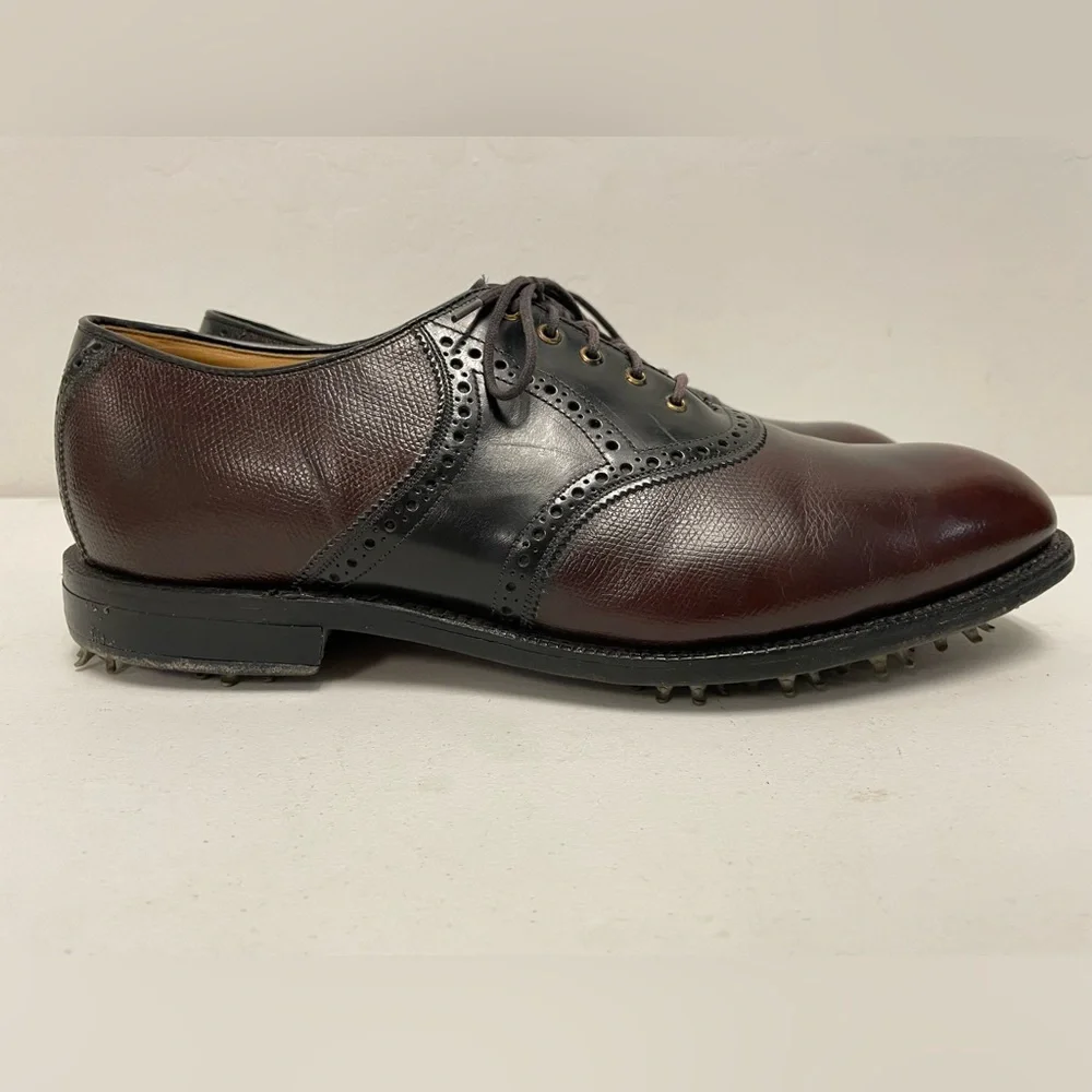JOHNSTON & MURPHY ARISTOCRAFT Made in USA Vintage Saddle Golf Shoe Size‎ 11